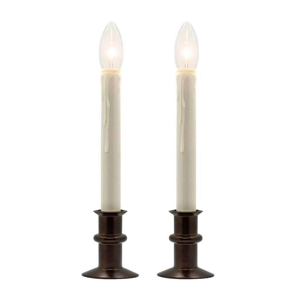  Celestial Lights Antique Bronze/Cream LED Window Candle
