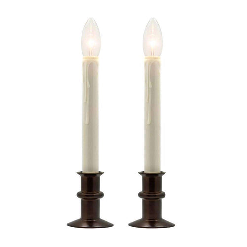  Celestial Lights Antique Bronze/Cream LED Window Candle