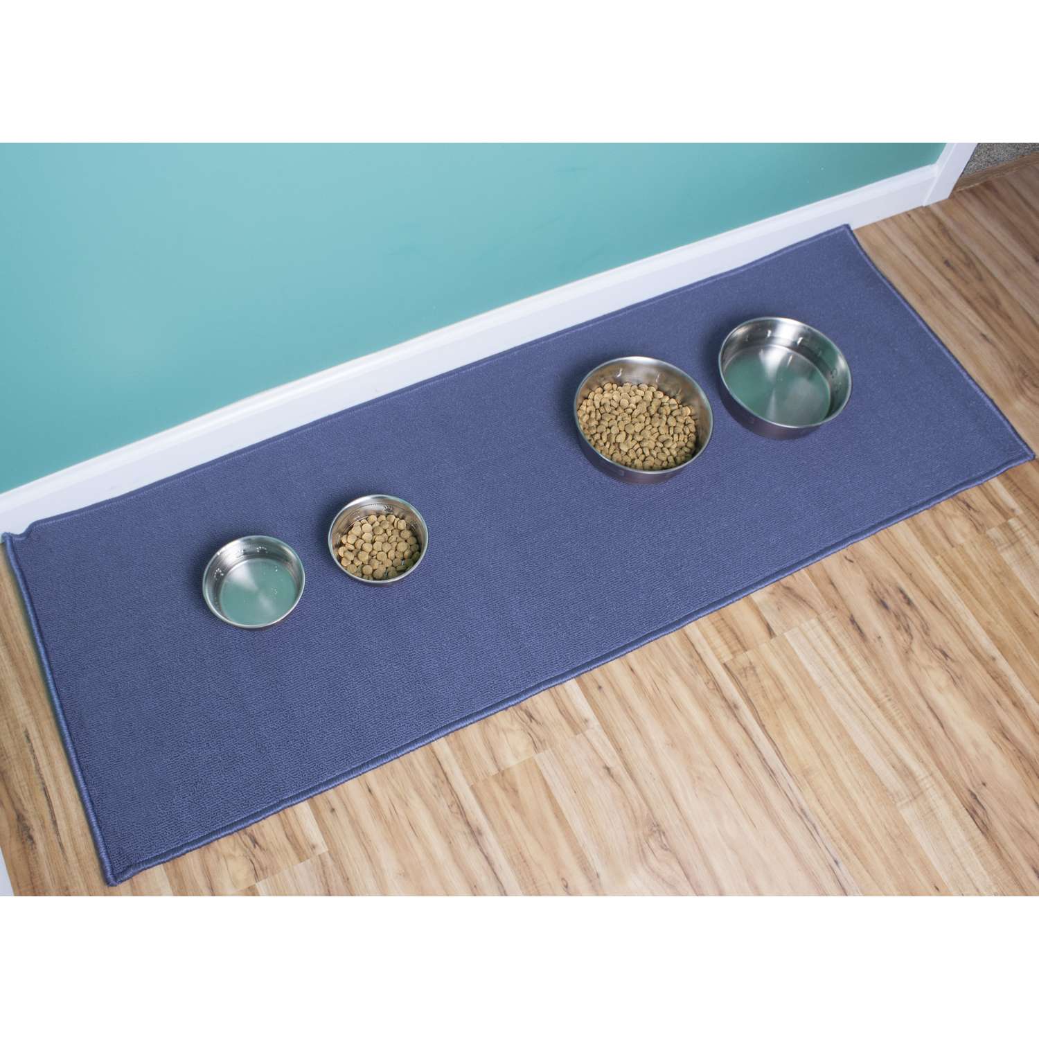  Ritz 60 In. W X 20 In. L Blue Floor Mat