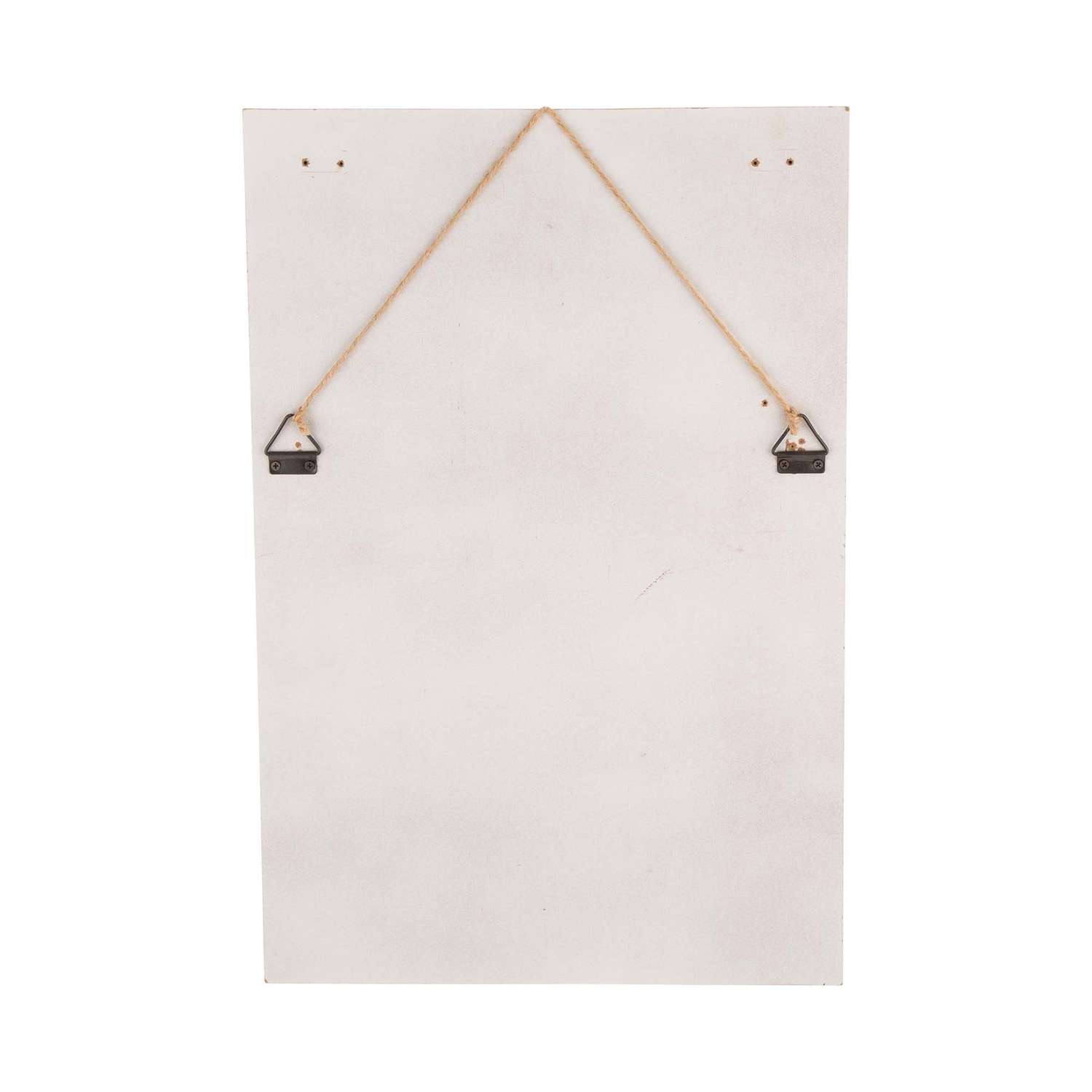  Glitzhome 17.72 In. H X 0.35 In. W X 11.81 In. L Multicolored Wood Wall Sign