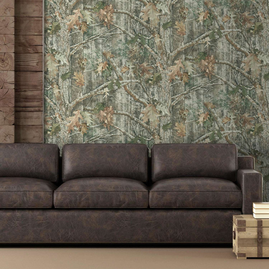  RoomMates 20.5 In. W X 16.5 Ft. L Kanati Camo Vinyl Peel And Stick Wallpaper