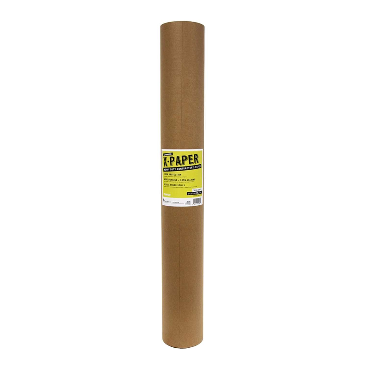  Trimaco X-Paper Floor Protector Paper 36 In. W X 120 Ft. L Paper Brown 1 Pk