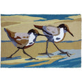  Jellybean 20 In. W X 30 In. L Multi-colored Sandpiper Pair Accent Rug