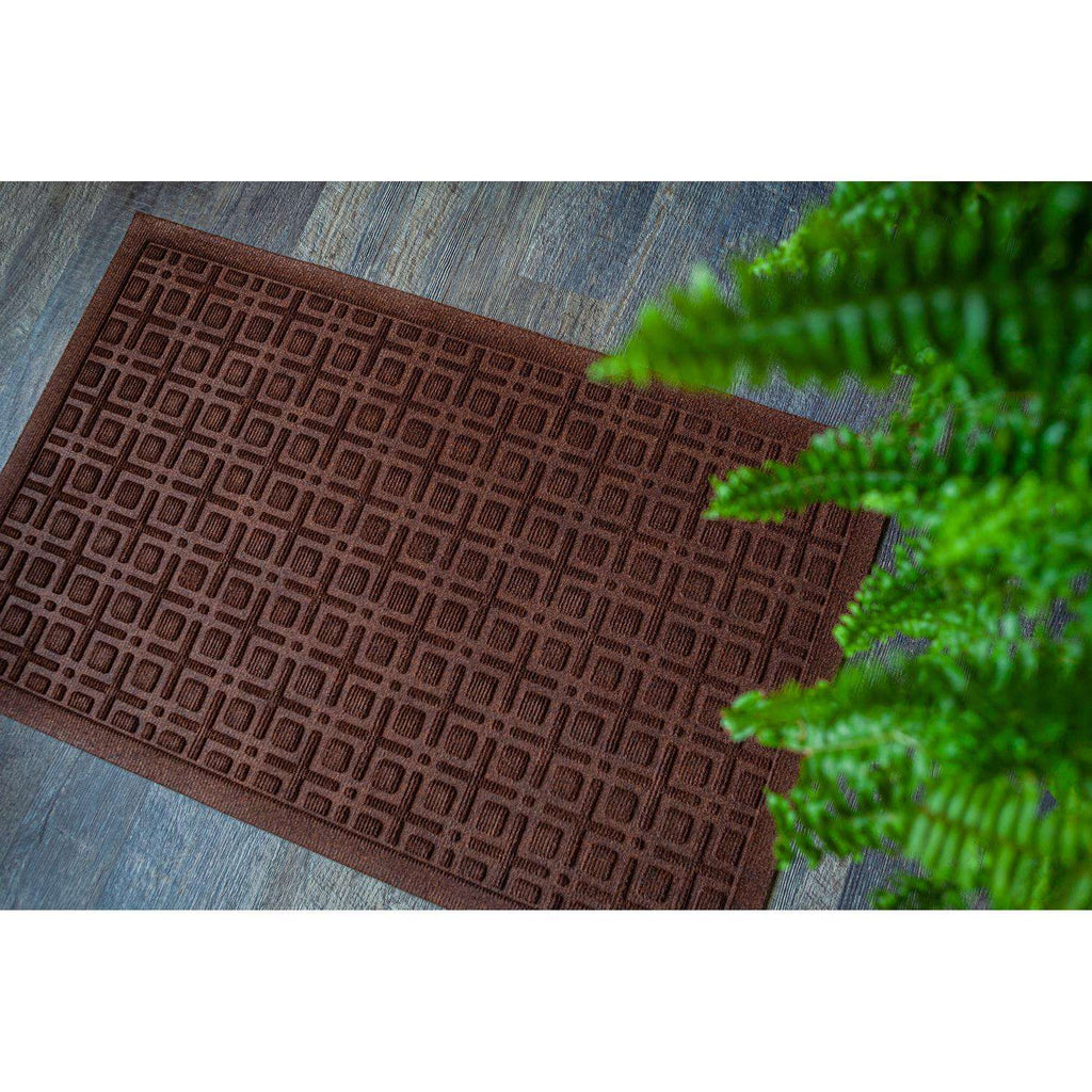  Entryways 22 In. W X 35 In. L Brown Lattice Polypropylene Door Mat
