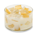  Primal Elements Yellow/White Almond Biscotti Scent 2 Wick Candle