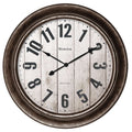  Westclox 15-1/2 In. L X 15-1/2 In. W Indoor Classic Analog Wall Clock Glass/Plastic Brown