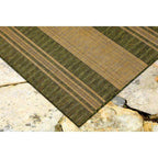  Liora Manne 4.83 Ft. W X 7.5 Ft. L Green Stripe Polypropylene Accent Rug