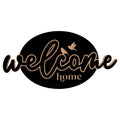  P. Graham Dunn 15 In. H X 0.75 In. W X 30.25 In. L Black MDF Welcome Home Wall Decor