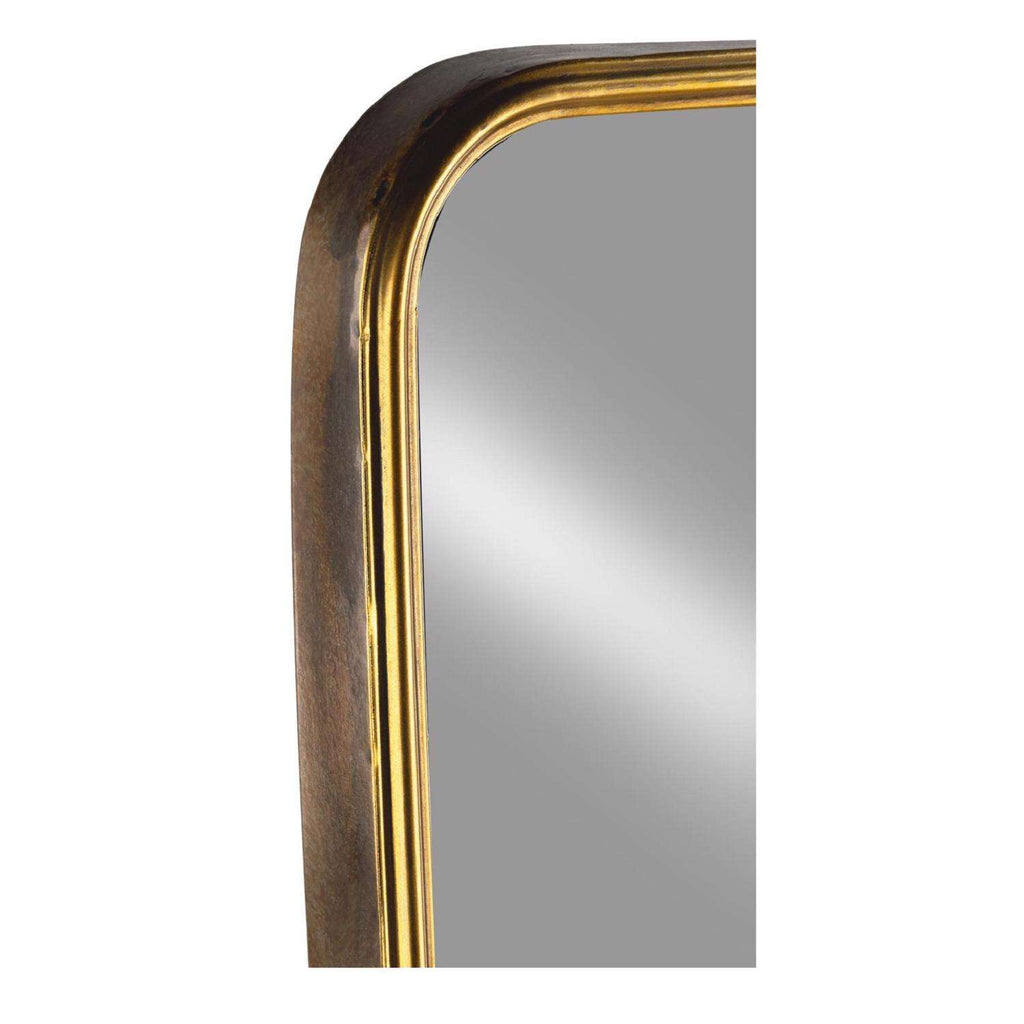  Tripar 55.25 In. H X 20 In. W Burnished Gold Metal Floor Mirror