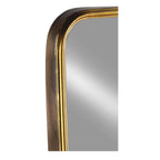  Tripar 55.25 In. H X 20 In. W Burnished Gold Metal Floor Mirror