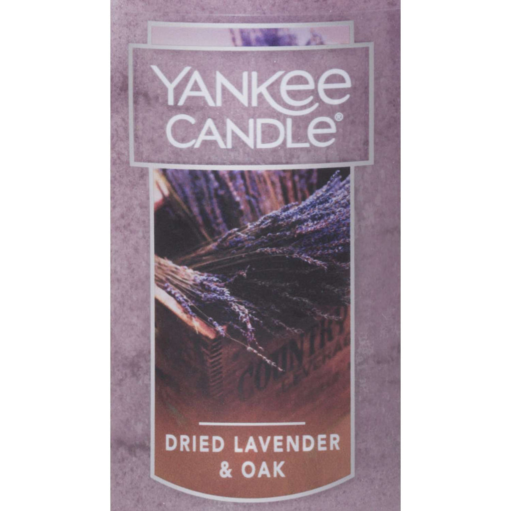  Yankee Candle Purple Dried Lavender & Oak Scent Jar Candle 22 Oz