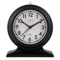  La Crosse Technology 5.63 In. Black Alarm Clock Analog Battery Operated