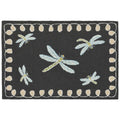  Liora Manne Frontporch 1.67 Ft. W X 2.5 Ft. L Black Casual Polyester Rug