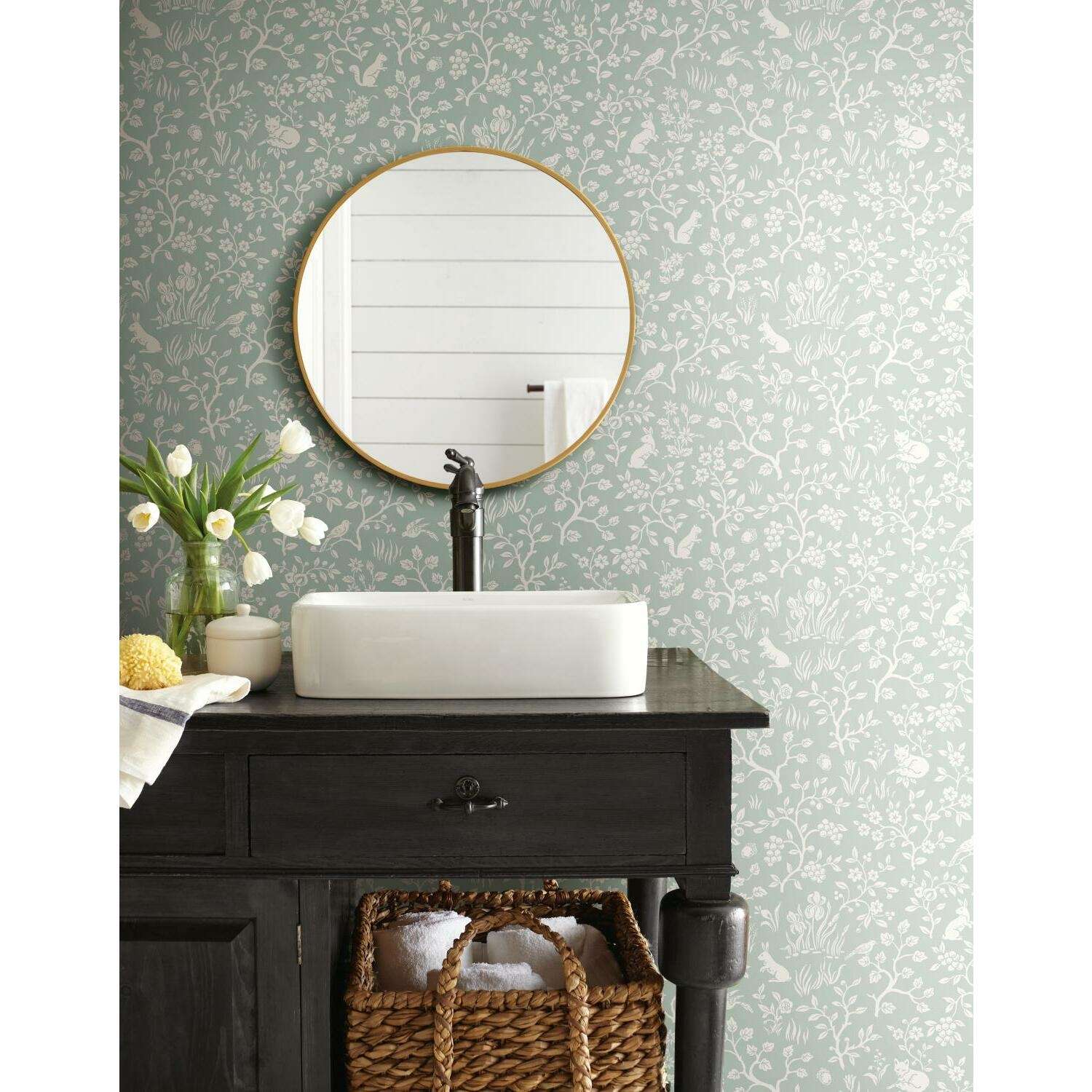  Magnolia Home By Joanna Gaines Premium Peel & Stick .014 M H X 20.5 In. W X 240 In. L Fox&Hare Green