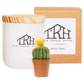  The Rustic House White Cactus Bloom Scent Candle 8 Oz