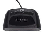  Westclox Black Alarm Clock Digital Plug-In