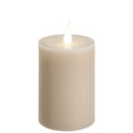  Xodus Innovations Affinity Ivory None Scent Pillar Flameless Flickering Candle