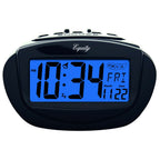  La Crosse Technology Equity 2.75 In. Black Alarm Clock LCD Battery Operated