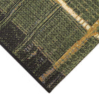 Liora Manne Esencia 1.92 Ft. W X 4.92 Ft. L Green Tribal Stripe Polypropylene/Polyester Floor Mat