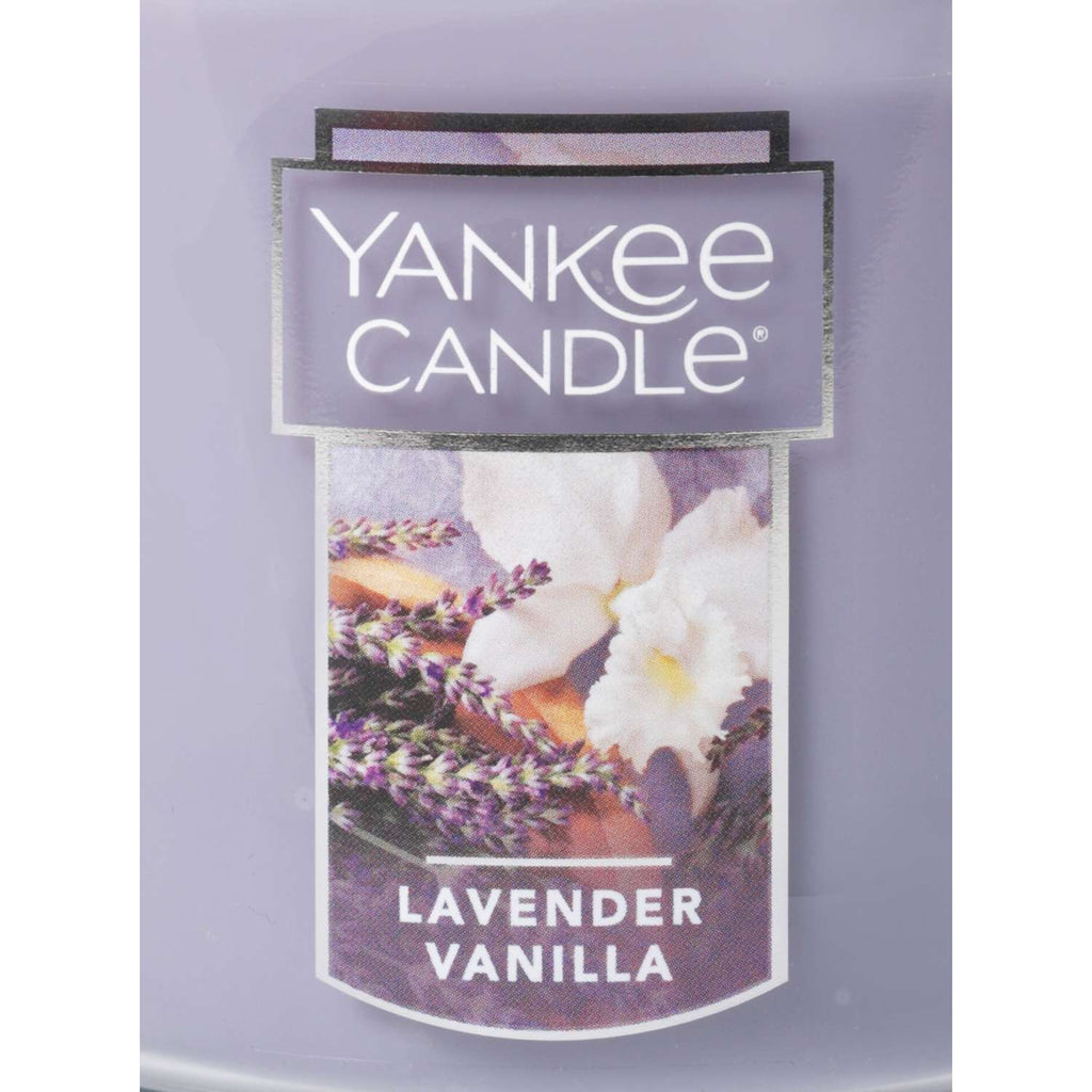  Yankee Candle Purple Lavender Vanilla Scent Tumbler Candle 7 Oz