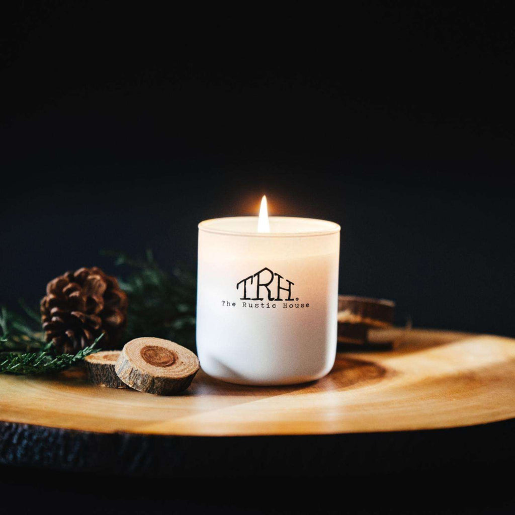  The Rustic House White Balsam Fir Scent Candle 8 Oz