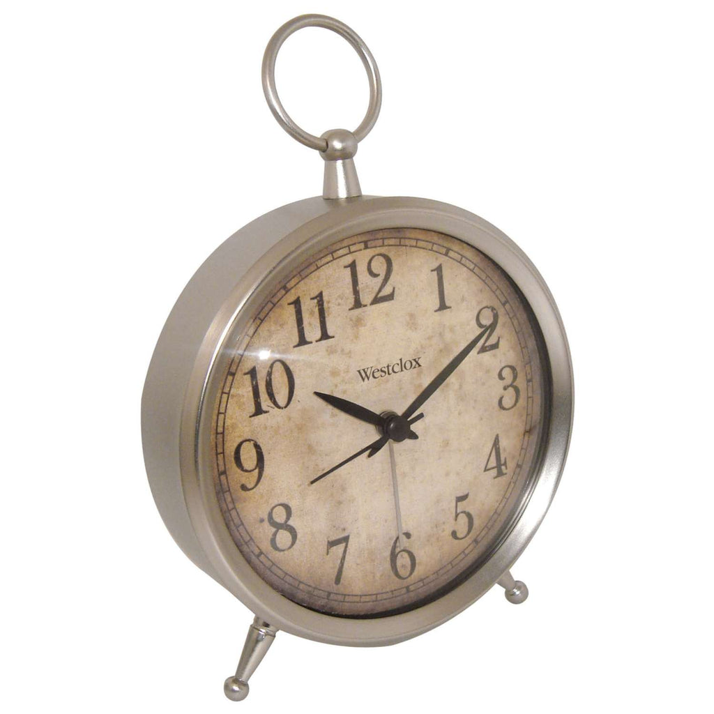  Westclox Big Ben Silver Alarm Clock Analog Battery Operated