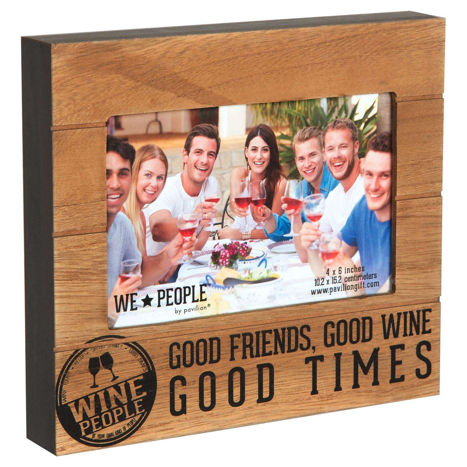  Pavilion We People Natural Black/Brown MDF Picture Frame 1.75 In. H X 8.75 In. W