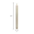  Matchless Darice Ivory Unscented Scent Taper Flameless Flickering Candle 1 Oz