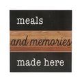  Open Road Brands 11.25 In. H X 0.375 In. W X 11.25 In. L Black/Brown/White Wood Wall Decor