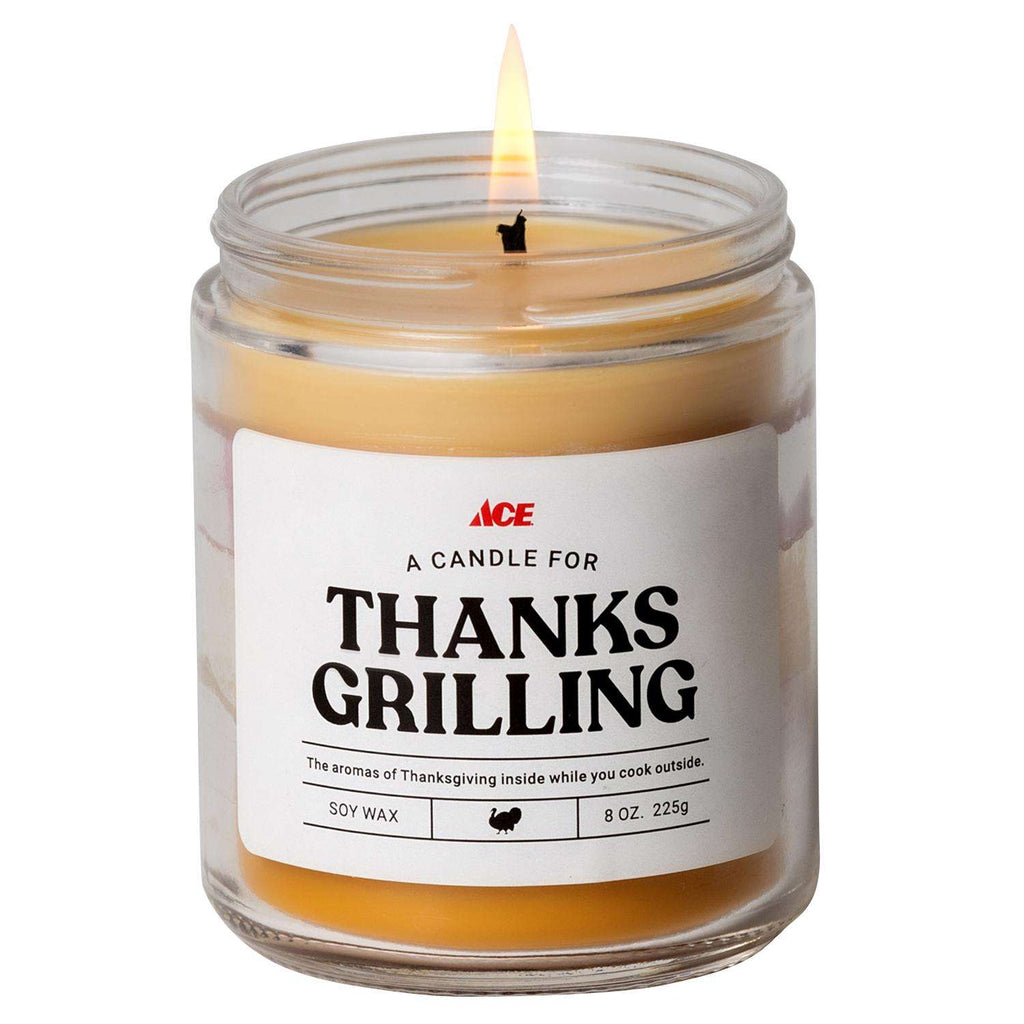  Ace Thanksgrilling 5-Course Scent Candle Jar 8 Oz