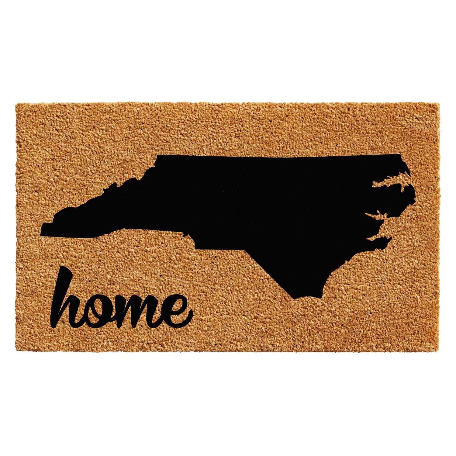  Home & More 1.58 Ft. W X 2.58 Ft. L Multi-color North Carolina Home Coir Door Mat