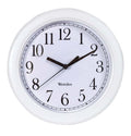  Westclox 8.5 In. L X 8.5 In. W Indoor Classic Analog Wall Clock Glass/Plastic White
