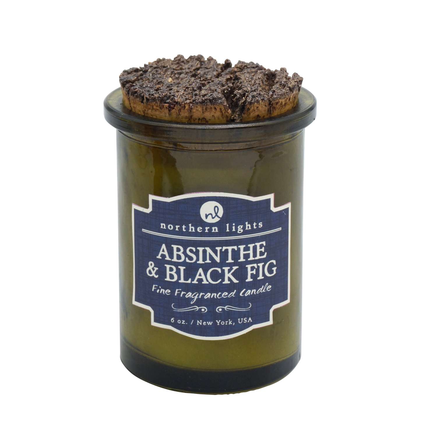  Northern Lights Spirit Jars Green Absinthe & Black Fig Scent Frangrance Candle