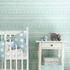  RoomMates 20.5 In. W X 16.5 Ft. L Tribal Vinyl Peel And Stick Wallpaper