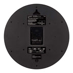  La Crosse Technology 14 In. L X 14 In. W Indoor Modern Analog Atomic Wall Clock Glass/Plastic Black