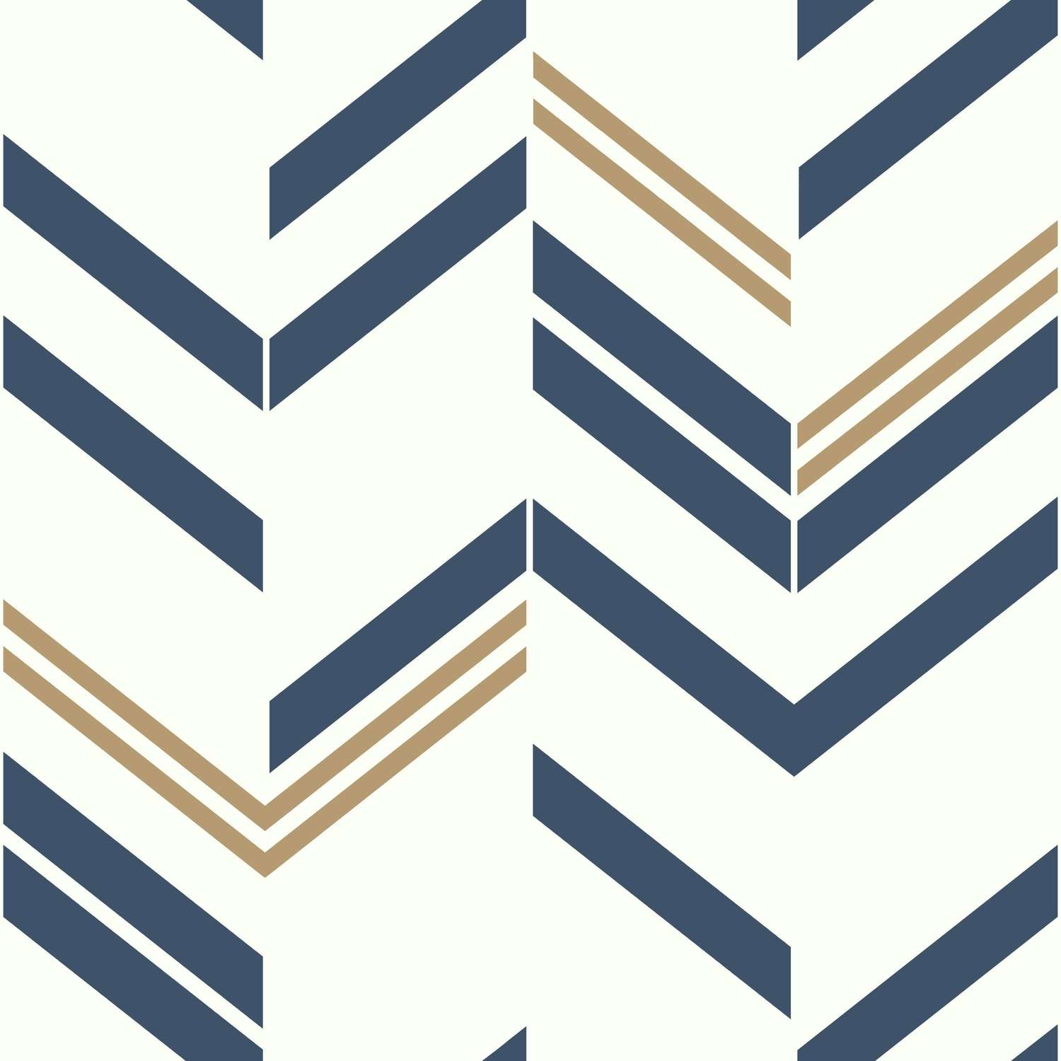  RoomMates 20.5 In. W X 16.5 Ft. L Chevron Blue Stripe Vinyl Peel And Stick Wallpaper