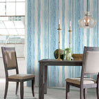  RoomMates 20.5 In. W X 16.5 Ft. L Watercolor Stripe Blue Vinyl Peel And Stick Wallpaper