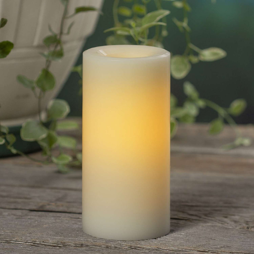  Sterno Home Cream Unscented Scent Pillar Candle