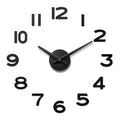  Westclox 20 In. L X 20 In. W Indoor Modern Analog Wall Clock Plastic Black