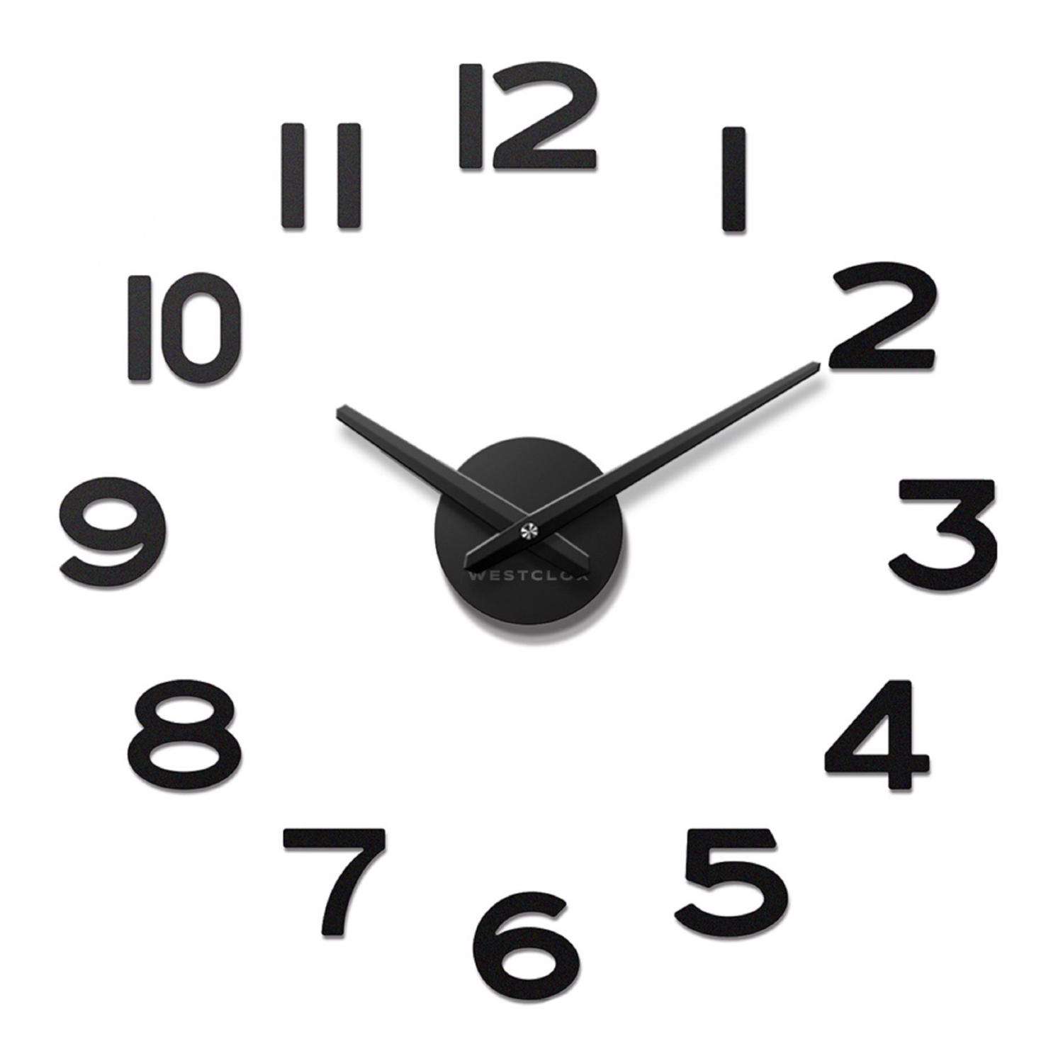  Westclox 20 In. L X 20 In. W Indoor Modern Analog Wall Clock Plastic Black