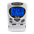  La Crosse Technology Equity 3 In. Silver Travel Alarm Clock LCD Battery Operated