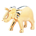  Accent Plus 6.75 In. H X 3.5 In. W X 9 In. L Gold Elephant Ceramic Decorative Figurine