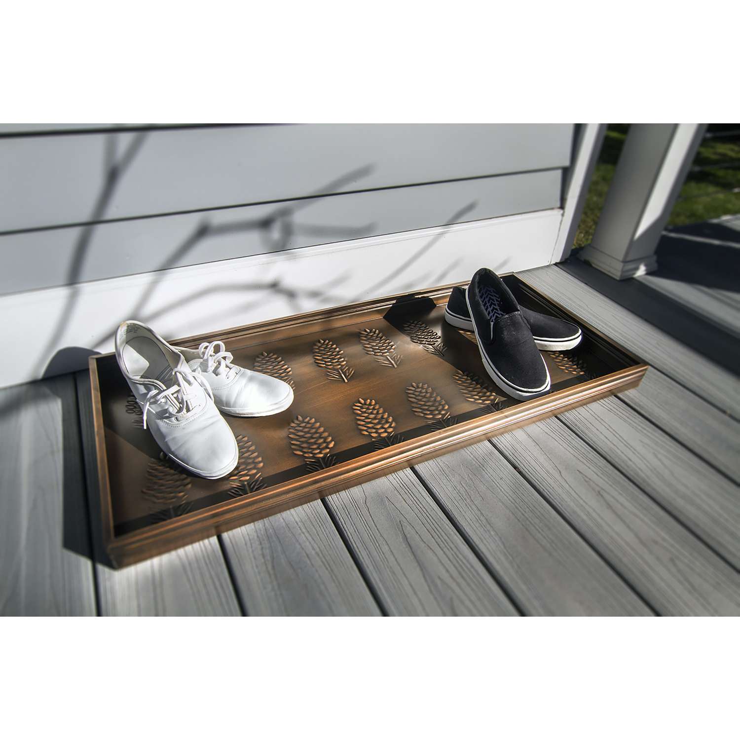  Good Directions 2.5 In. H X 14 In. W X 34 In. L Copper Steel Shoe Tray