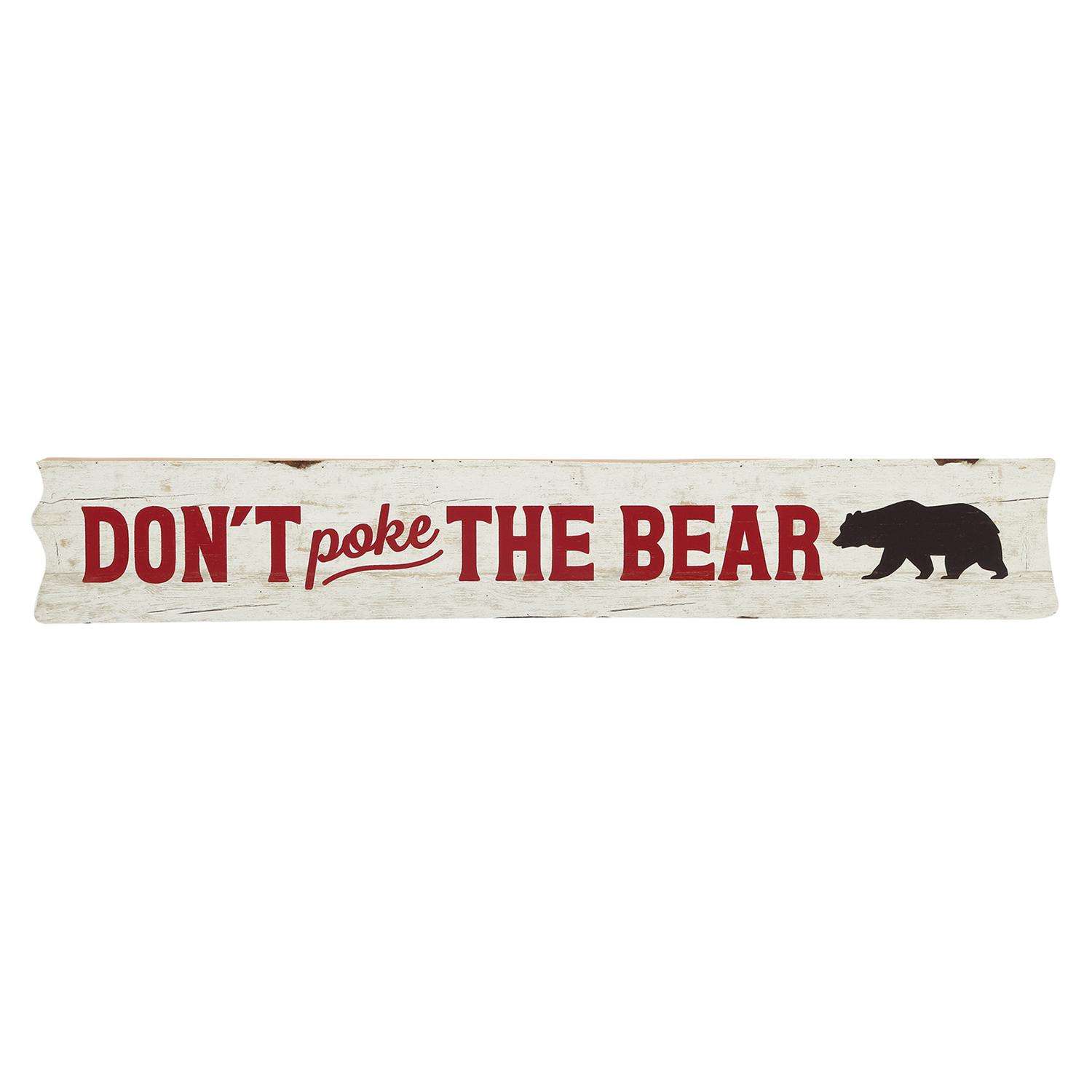  Open Road Brands 2.75 In. H X 0.25 In. W X 16.5 In. L Black/Red MDF Wall Decor