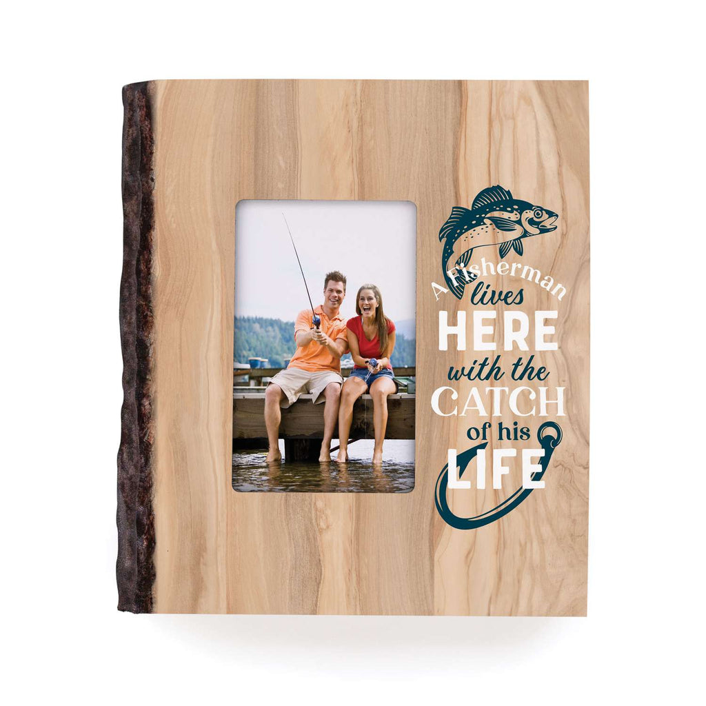  P. Graham Dunn 10 In. H X 9 In. W X 0.75 In. L Natural Brown Wood Photo Frame