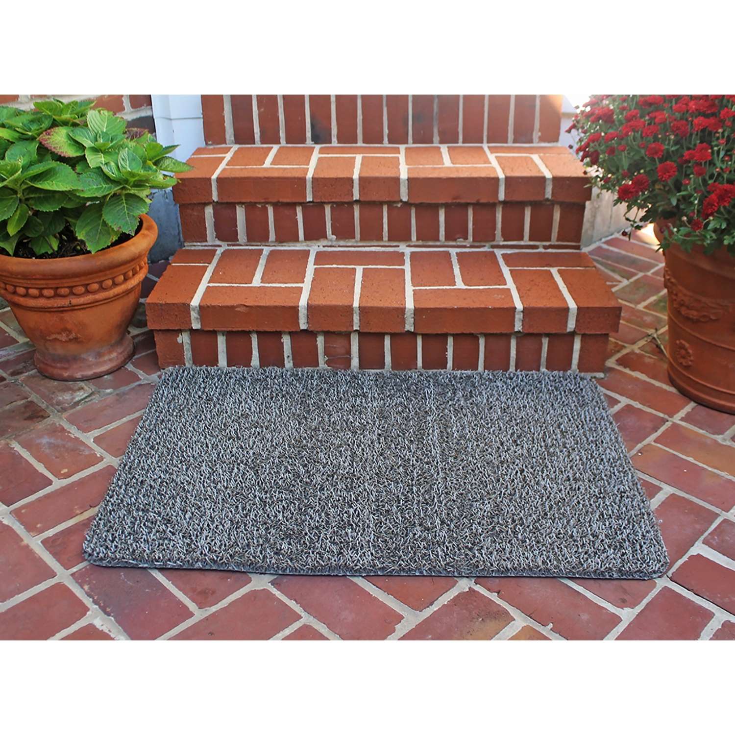  GrassWorx Clean Machine 24 In. W X 36 In. L Taupe Flair AstroTurf Door Mat