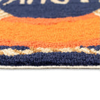  Liora Manne Frontporch 20 In. W X 30 In. L Navy Blue Ahoy Acrylic/Polyester Accent Rug