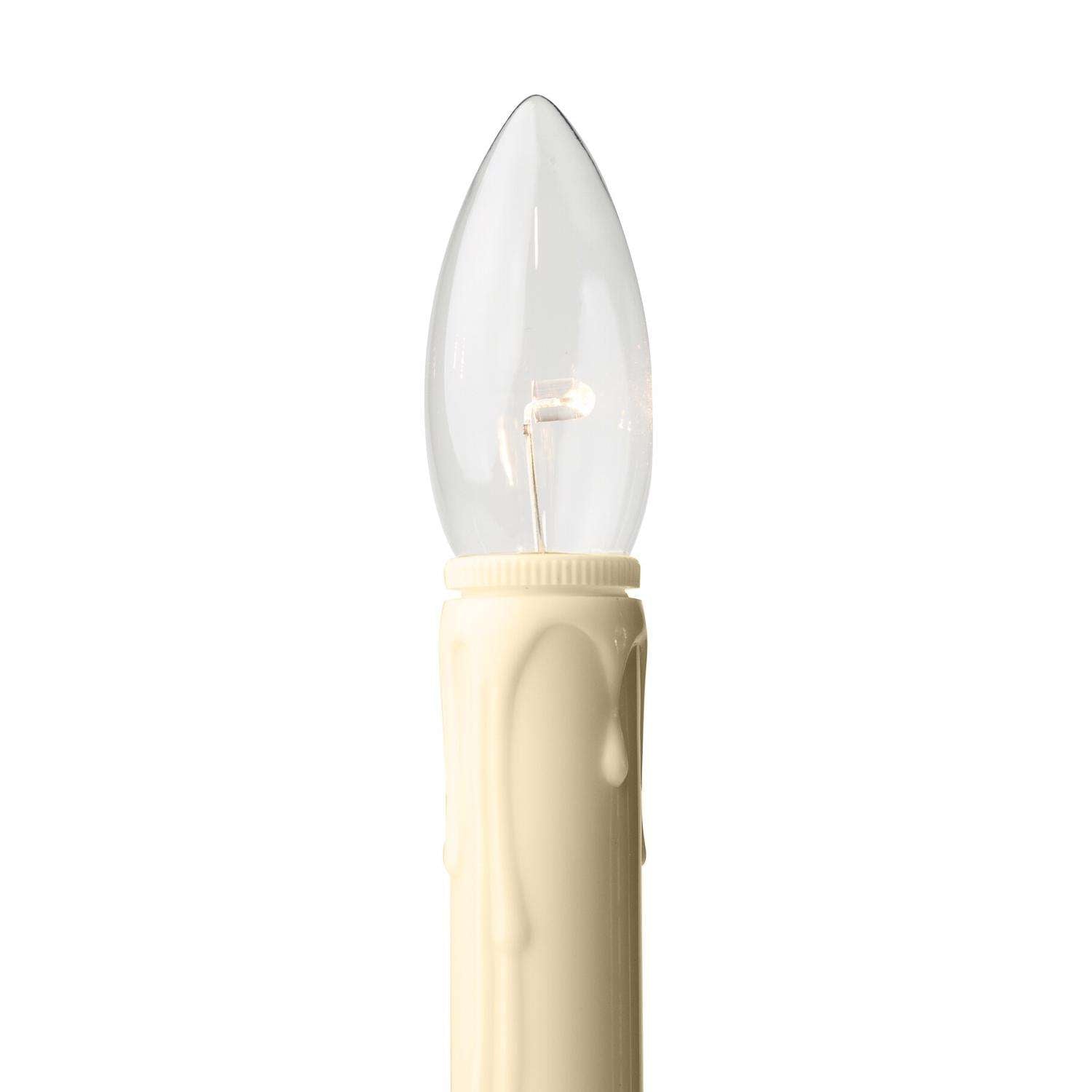  Celestial Lights Antique Bronze/Cream LED Window Candle