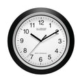  La Crosse Technology 12 In. L X 1 In. W Indoor Casual Analog Atomic Wall Clock Glass/Plastic Black/S