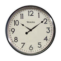  Westclox 12 In. L X 12 In. W Indoor Analog Wall Clock Glass Black